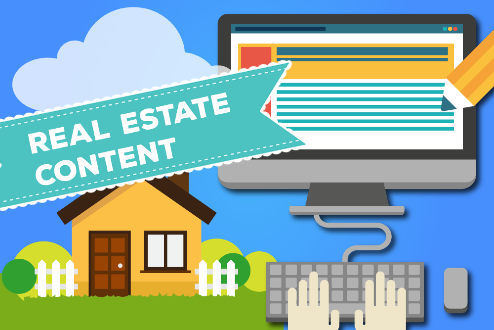 real estate website content