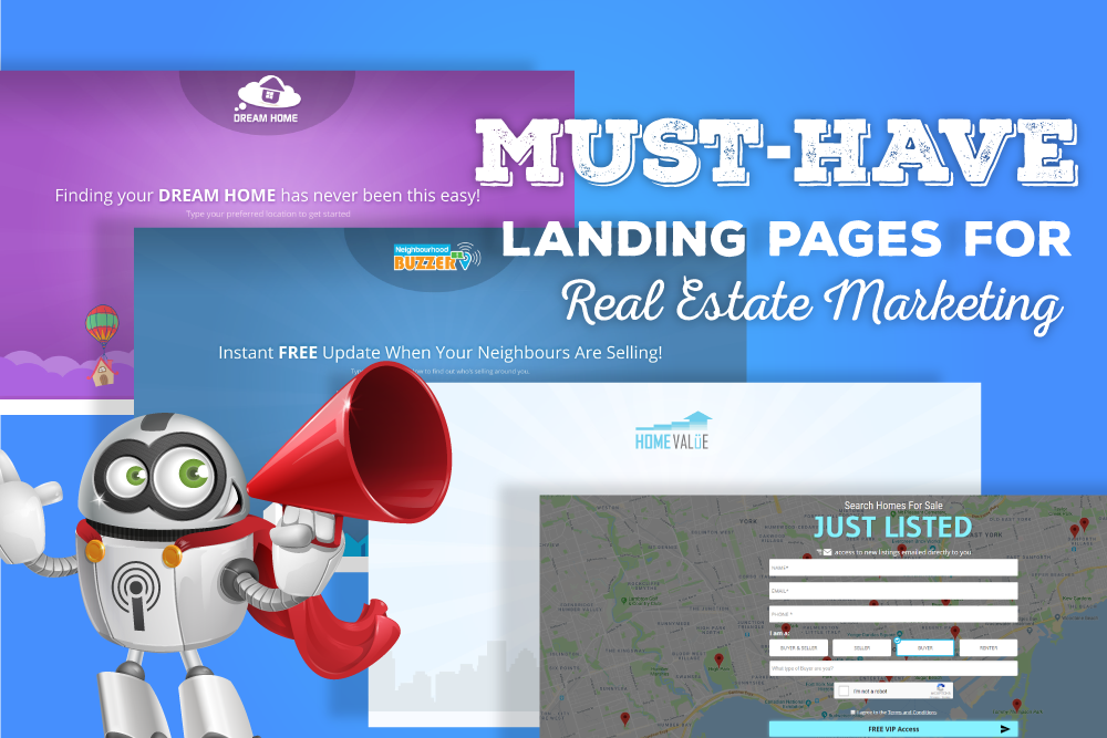 real estate landing page