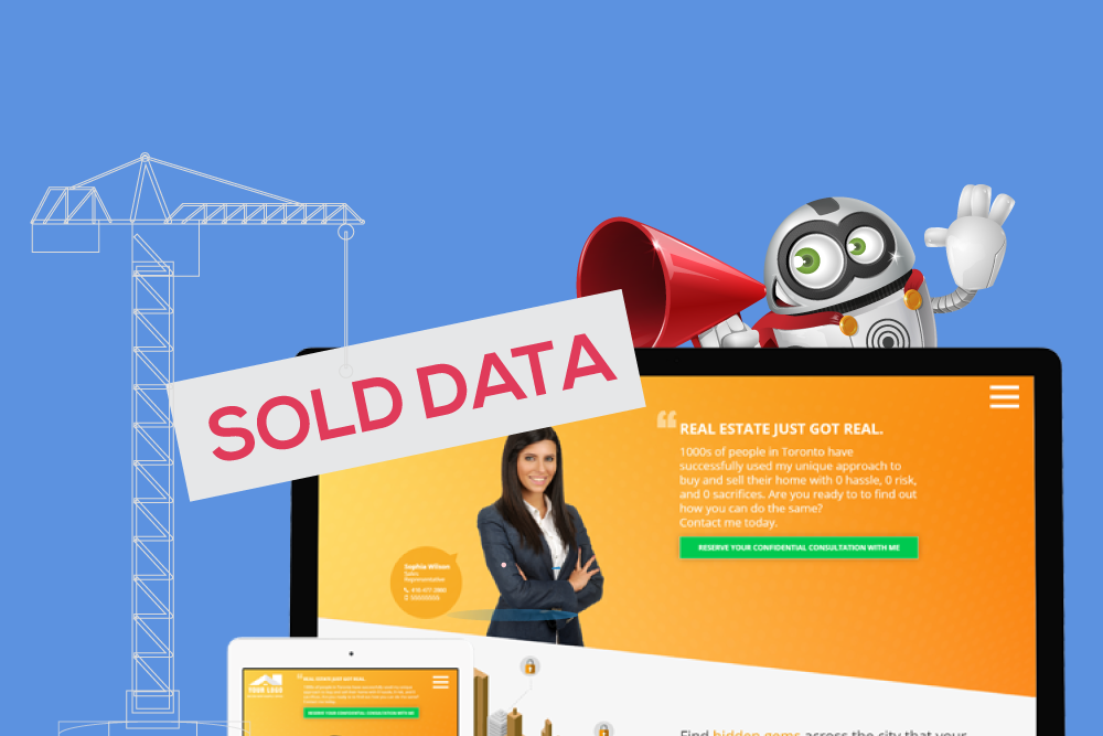 sold data real estate website